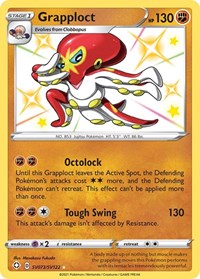 Grapploct SV073/SV122 Shiny Holo Rare – Shining Fates Pokémon card