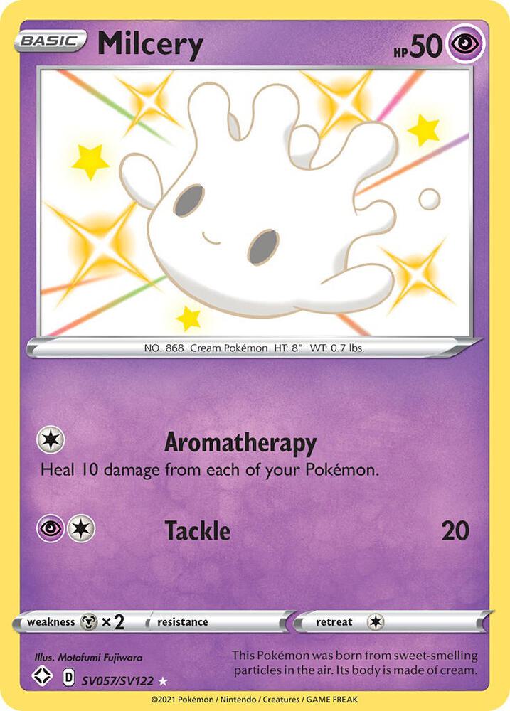Milcery SV057/SV122 Shining Fates Pokémon card