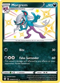 Morgrem SV084/SV122 Shiny Holo Rare – Shining Fates Pokémon card