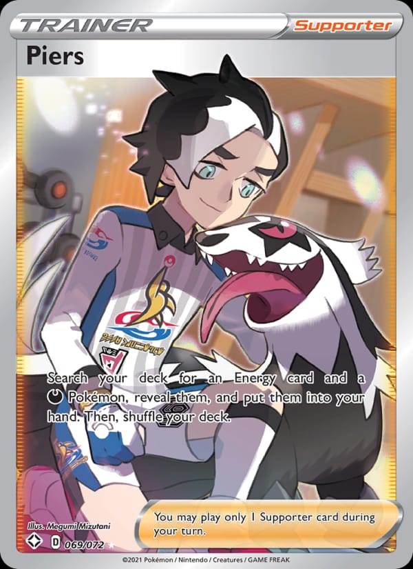 Piers 069/072 Shining Fates Pokémon card