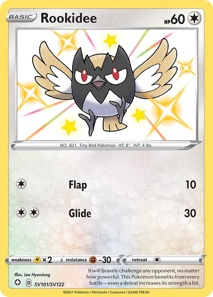 Rookidee SV101/SV122 Shining Fates Pokémon card