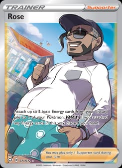 Rose 071/072 Ultra Rare – Shining Fates Pokémon card