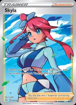 Skyla 072/072 Ultra Rare – Shining Fates Pokémon card
