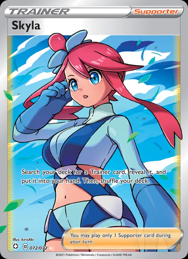Skyla 072/072 Shining Fates Pokémon card