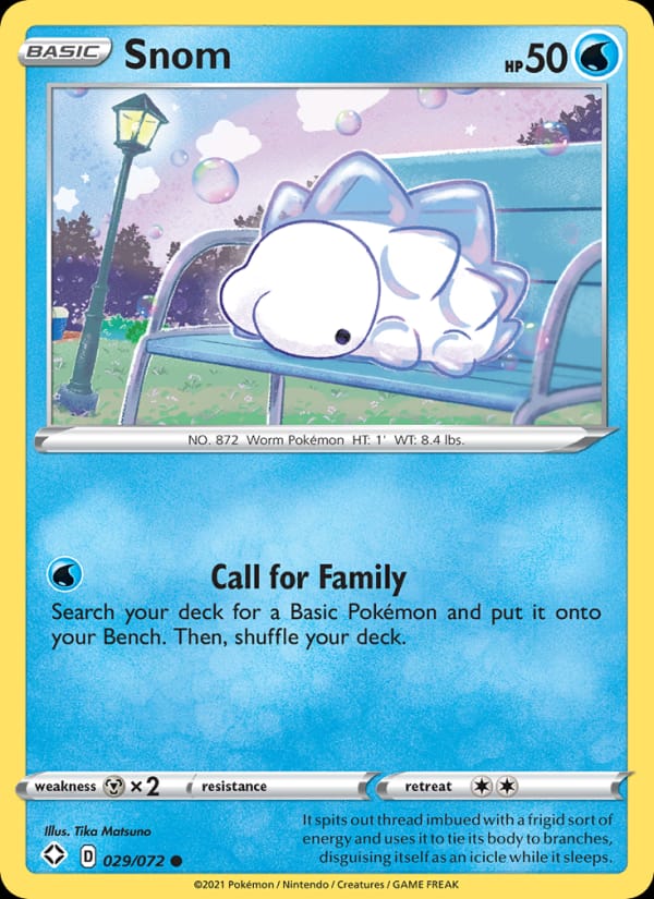 Snom 029/072 Shining Fates Pokémon card