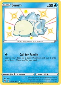 Snom SV033/SV122 Shiny Holo Rare – Shining Fates Pokémon card