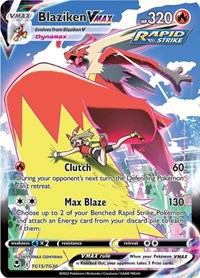 Blaziken VMAX TG15/TG30 Ultra Rare – Silver Tempest Pokémon card