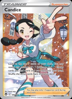 Candice 189/195 Ultra Rare – Silver Tempest Pokémon card