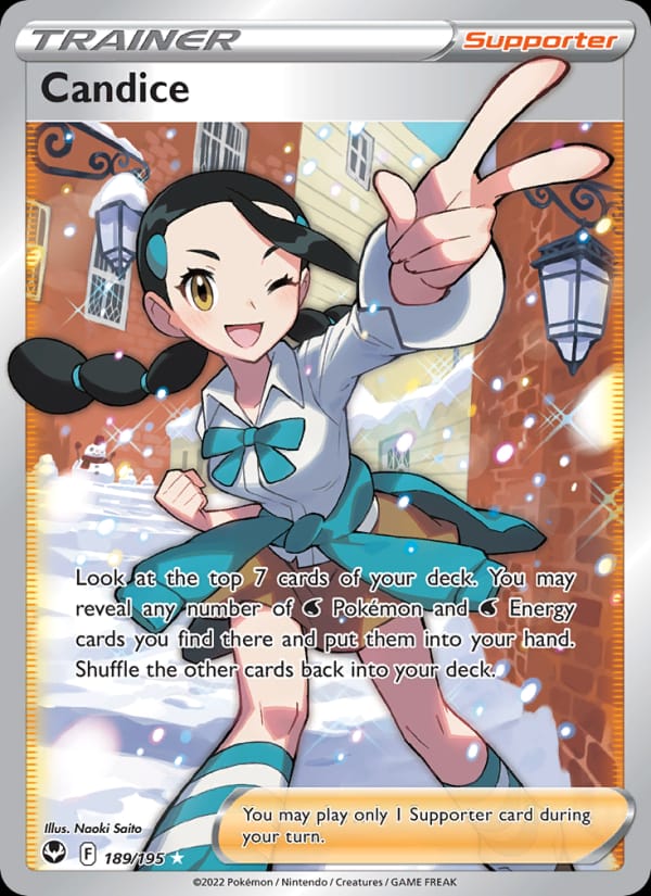 Candice 189/195 Silver Tempest Pokémon card