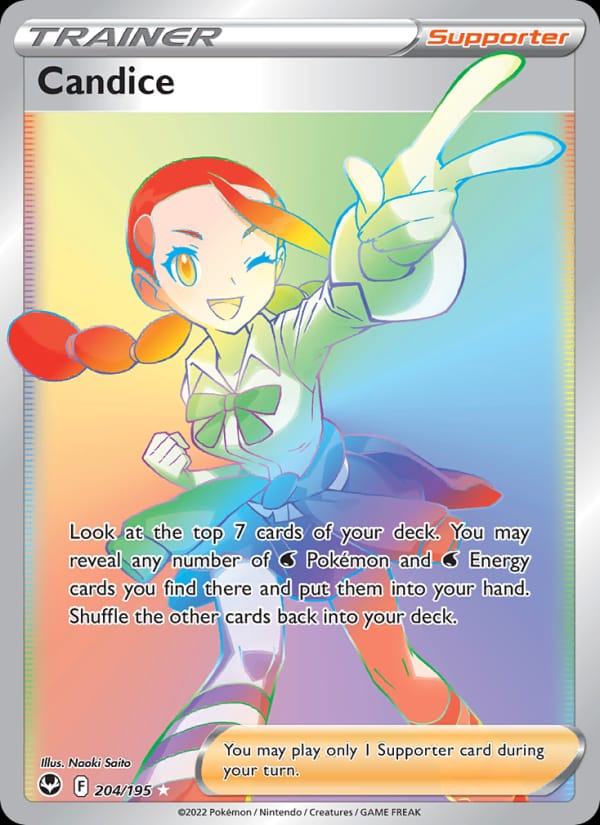 Candice 204/195 Silver Tempest Pokémon card