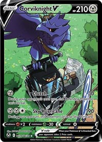 Corviknight V TG18/TG30 Ultra Rare – Silver Tempest Pokémon card