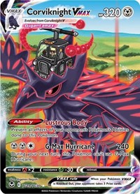 Corviknight VMAX TG19/TG30 Ultra Rare – Silver Tempest Pokémon card