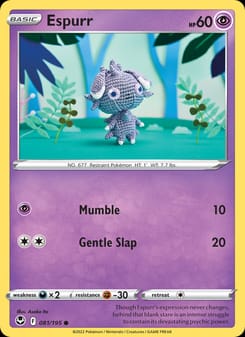 Espurr 081/195 Common – Silver Tempest Pokémon card