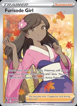 Furisode Girl 190/195 Ultra Rare – Silver Tempest Pokémon card