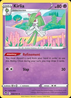 Kirlia 068/195 Uncommon – Silver Tempest Pokémon card