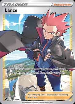 Lance 192/195 Ultra Rare – Silver Tempest Pokémon card