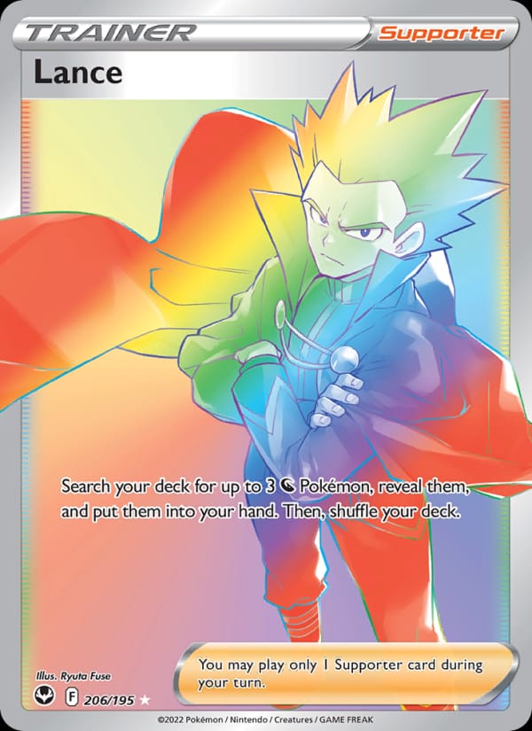 Lance 206/195 Silver Tempest Pokémon card
