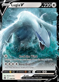 Lugia V 138/195 Ultra Rare – Silver Tempest Pokémon card