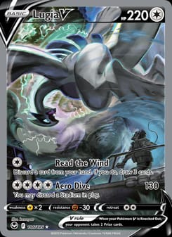 Lugia V 186/195 Ultra Rare – Silver Tempest Pokémon card