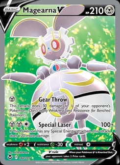 Magearna V 182/195 Ultra Rare – Silver Tempest Pokémon card