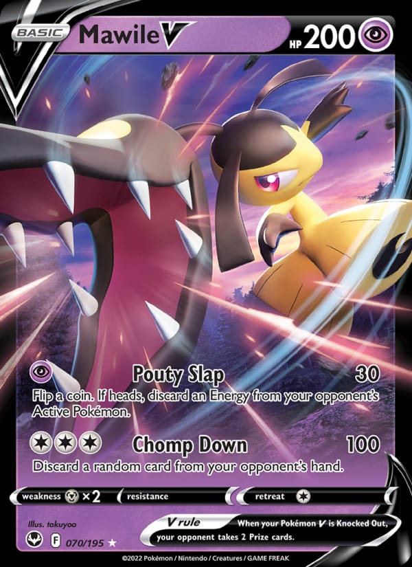 Mawile V 070/195 Silver Tempest Pokémon card