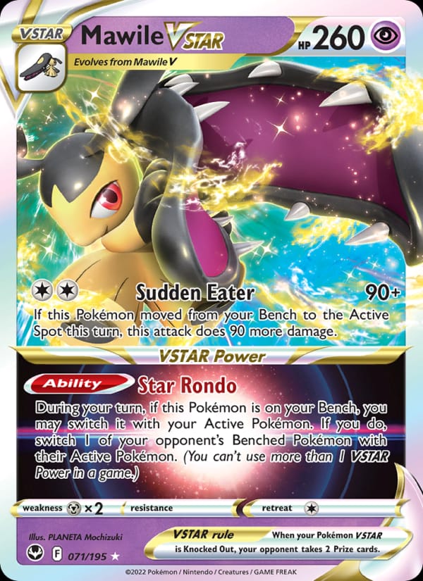 Mawile VSTAR 071/195 Silver Tempest Pokémon card