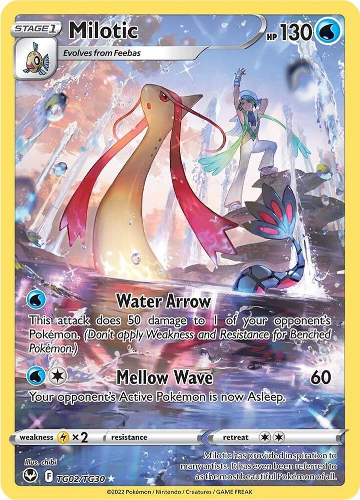 Milotic TG02/TG30 Silver Tempest Pokémon card