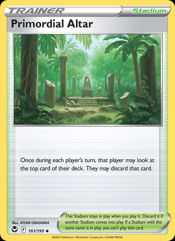 Primordial Altar 161/195 Silver Tempest Pokémon card
