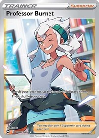 Professor Burnet TG26/TG30 Ultra Rare – Silver Tempest Pokémon card