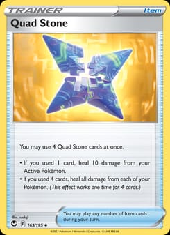 Quad Stone 163/195 Uncommon – Silver Tempest Pokémon card