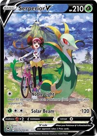Serperior V TG13/TG30 Ultra Rare – Silver Tempest Pokémon card