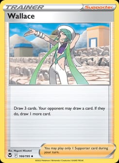 Wallace 166/195 Uncommon – Silver Tempest Pokémon card