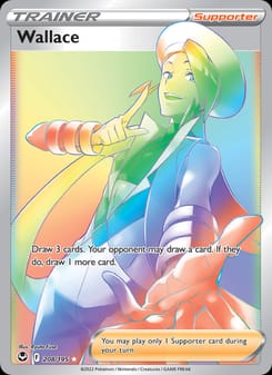 Wallace 208/195 Secret Rare – Silver Tempest Pokémon card