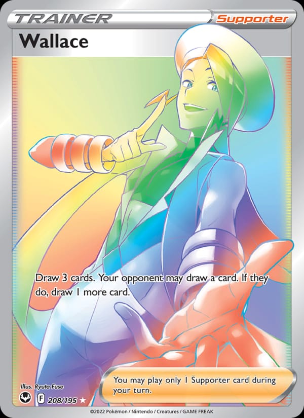 Wallace 208/195 Silver Tempest Pokémon card