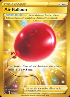 Air Balloon 213/202 Secret Rare – Sword & Shield Pokémon card