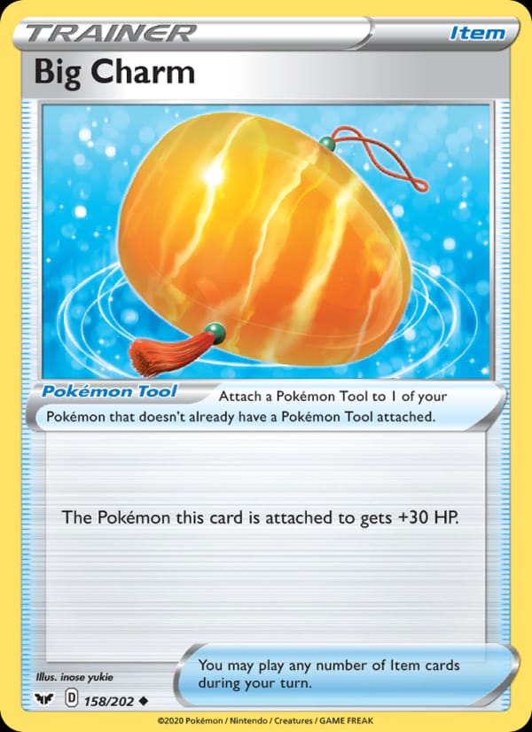 Big Charm 158/202 Sword & Shield Pokémon card