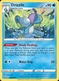 Drizzile 056/202 Uncommon – Sword & Shield Pokémon card