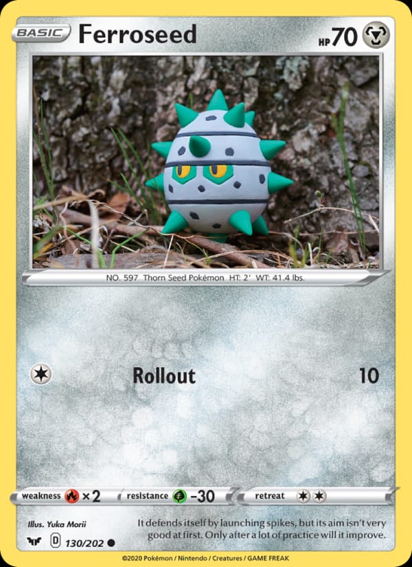 Ferroseed 130/202 Sword & Shield Pokémon card
