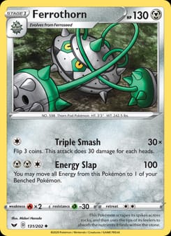 Ferrothorn 131/202 Uncommon – Sword & Shield Pokémon card