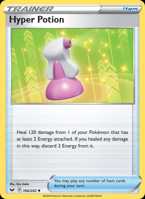 Hyper Potion 166/202 Sword & Shield Pokémon card