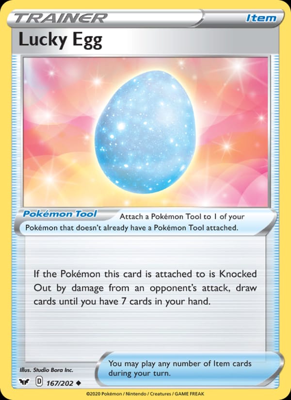 Lucky Egg 167/202 Sword & Shield Pokémon card