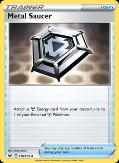 Metal Saucer 170/202 Uncommon – Sword & Shield Pokémon card