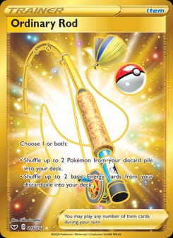 Ordinary Rod 215/202 Secret Rare – Sword & Shield Pokémon card