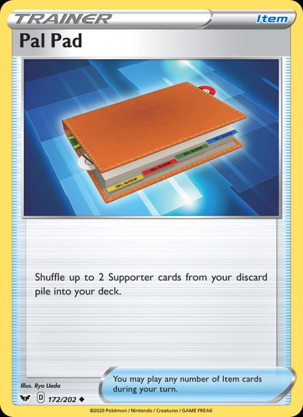 Pal Pad 172/202 Sword & Shield Pokémon card