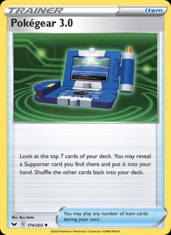 Pokégear 3.0 174/202 Uncommon – Sword & Shield Pokémon card