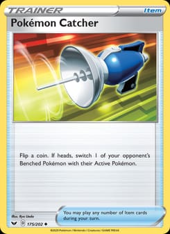 Pokémon Catcher 175/202 Uncommon – Sword & Shield Pokémon card