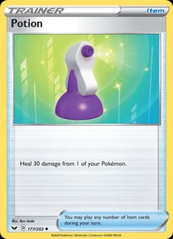 Potion 177/202 Uncommon – Sword & Shield Pokémon card