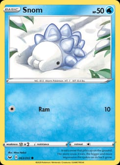 Snom 063/202 Common – Sword & Shield Pokémon card