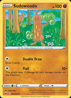 Sudowoodo 100/202 Uncommon – Sword & Shield Pokémon card