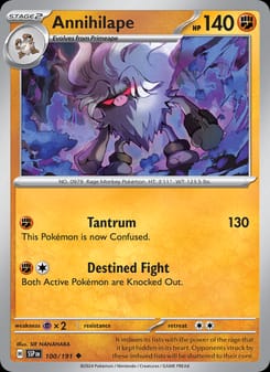 Annihilape 100/191 Uncommon – Surging Sparks Pokémon card